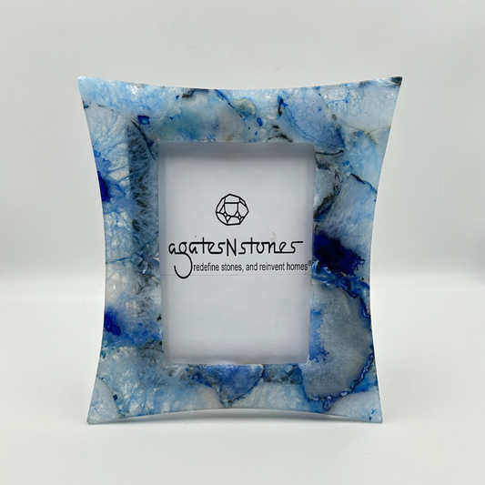 Blue Agate Photo Frame 2
