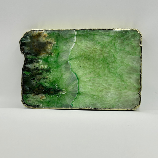 Greem Agate Platter