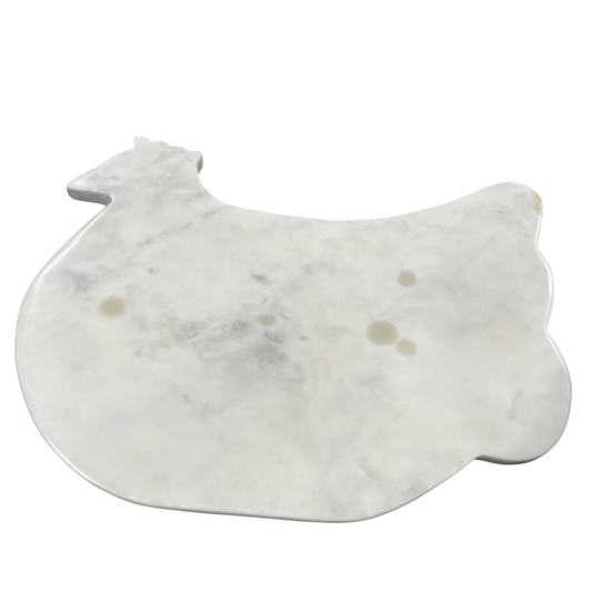 Hen Shape Marble Cheese Board