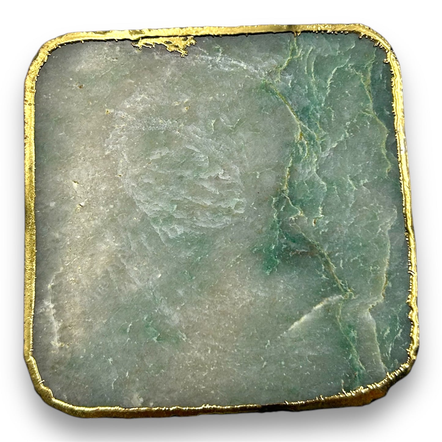 Green Aventurine Square Coaster
