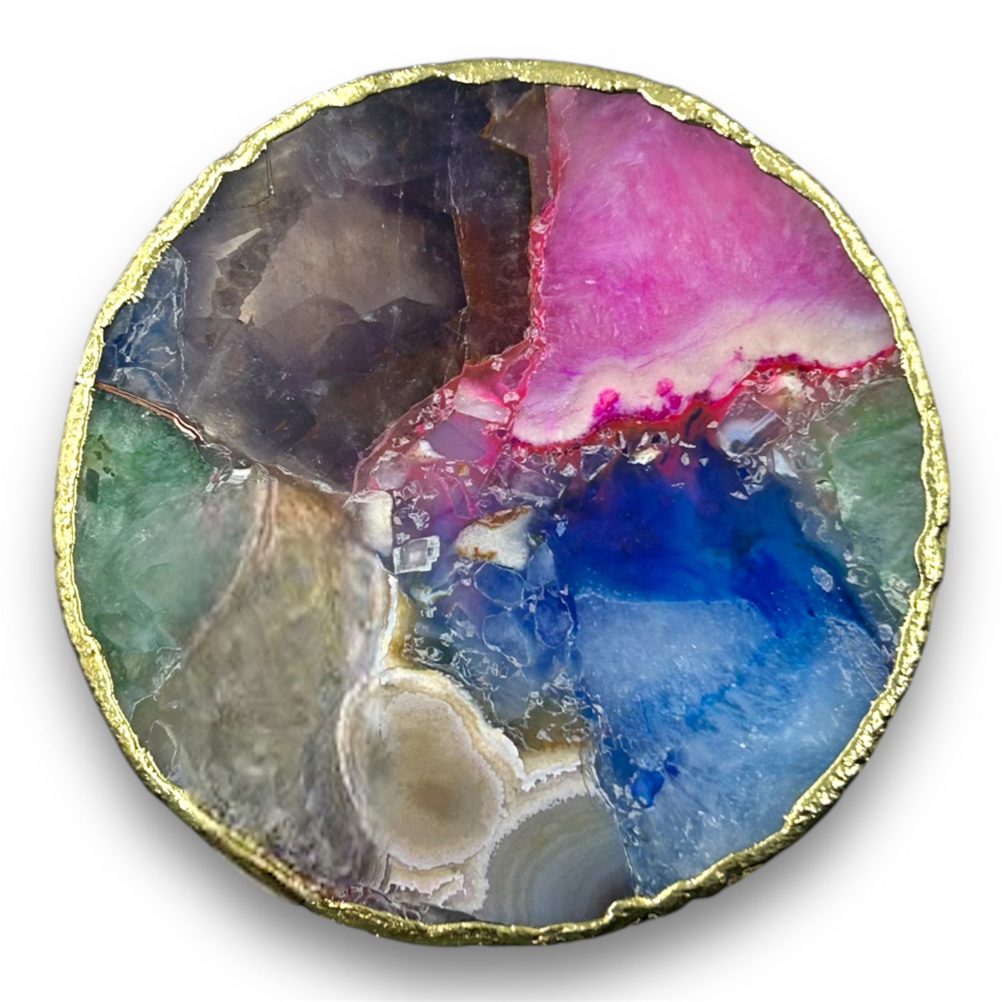 Mix Agate Coaster