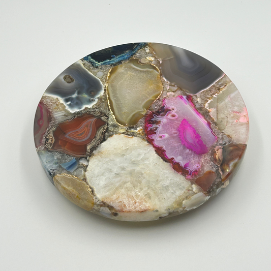 Mix Agate Trivet