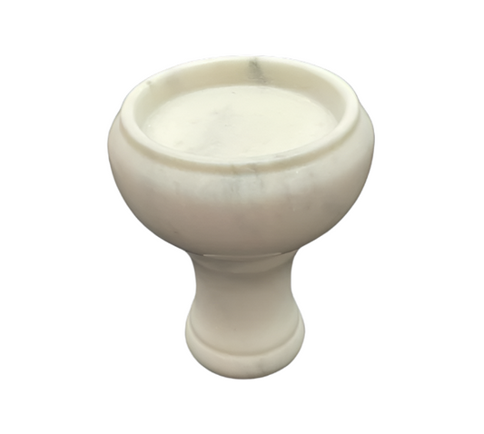Banswara White Marble Pillar Candle Holder