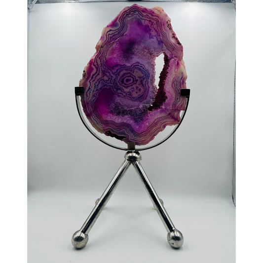 Pink Agate Decorative Stands