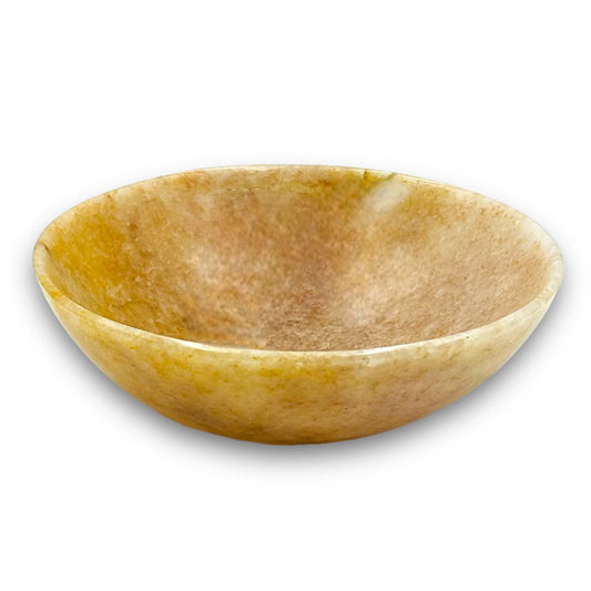 Citrin Stone Bowl Single Piece Fruits & Vegetables Bowl, Unique and Irregular Shape Bowl for Restaurant, Kitchen, Living Room for Good Decoration, Dessert Bowls