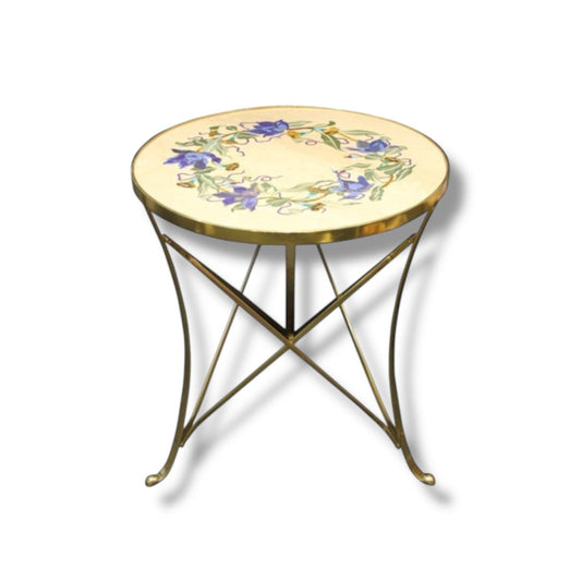 Semi Precious Stone Inlay Botochino Table