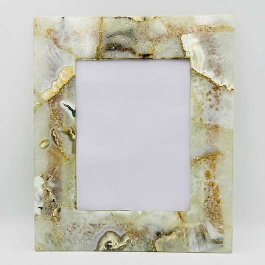 Whie Agate Photo Frame 2
