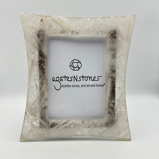 White Quartz Photo Frame