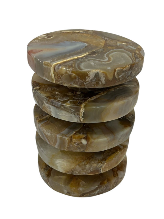 Yellow Agate Candle Stand (2)