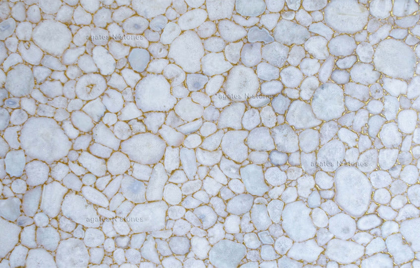White Agate Slab