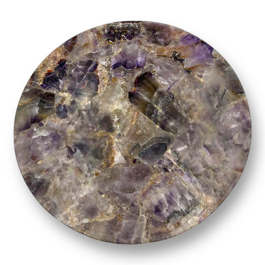 Amethyst Stone Round Platter