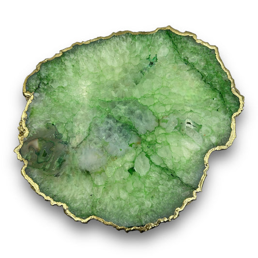 Green Agate Platter