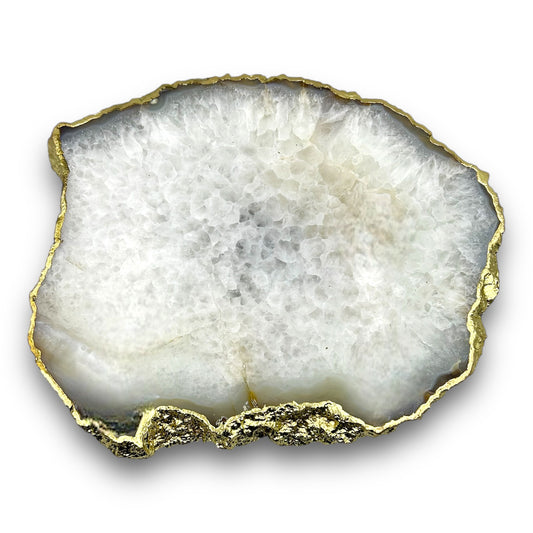 White Agate Platter