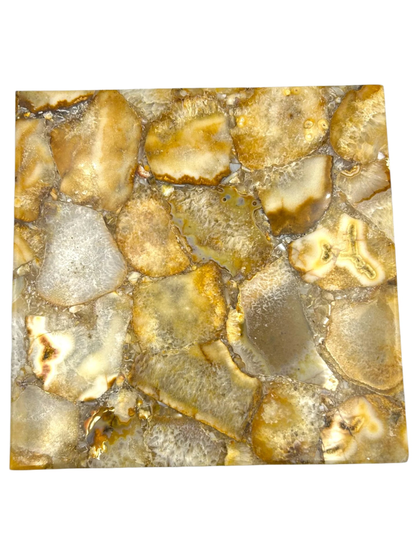Yellow Agate Jewellery Box