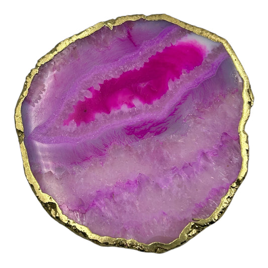 Pink Agate Coaster