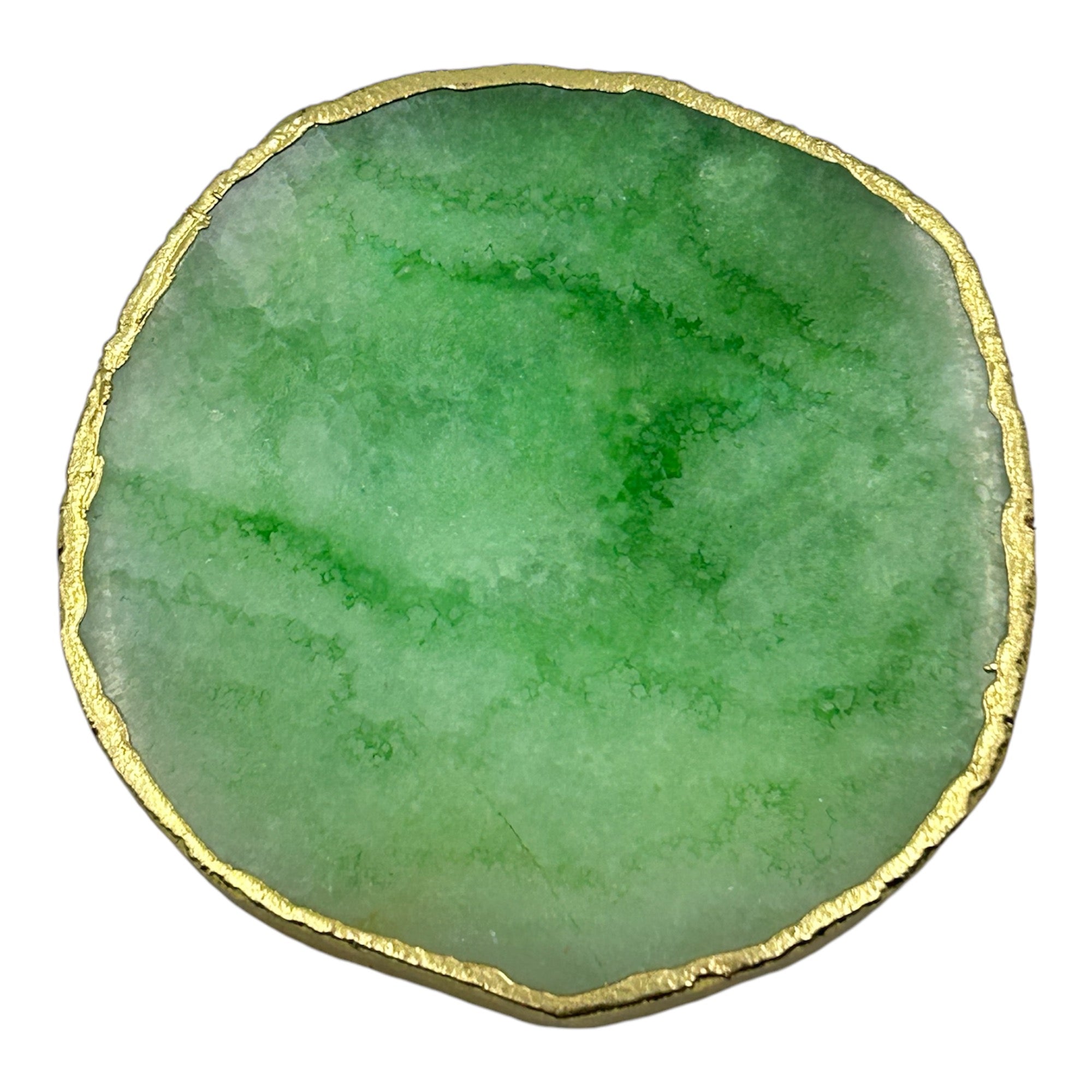 Green Agate Coaster