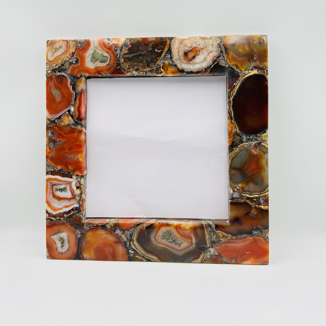 Red Agate Photo Frame