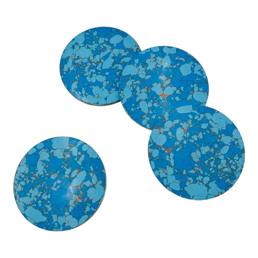 Sky Blue Synthetic Coaster