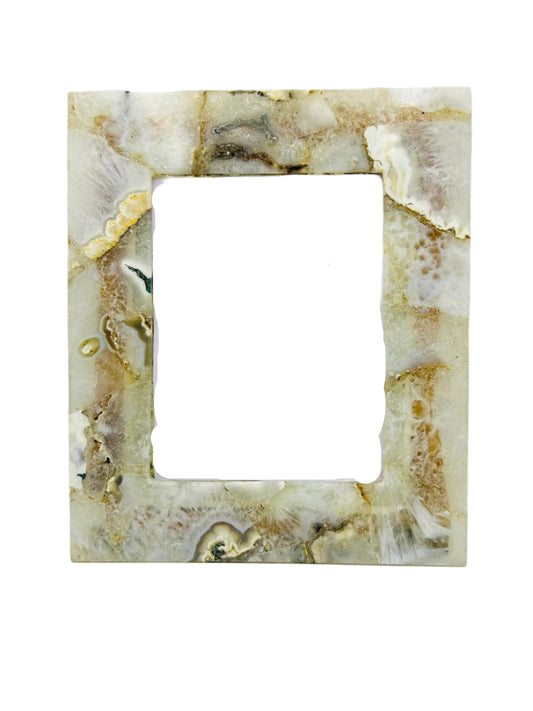 White Agate Mirror