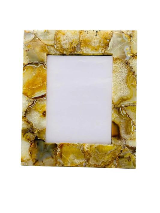 Yellow Agate Mirror