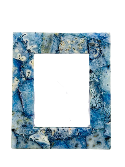 Blue Agate Mirror