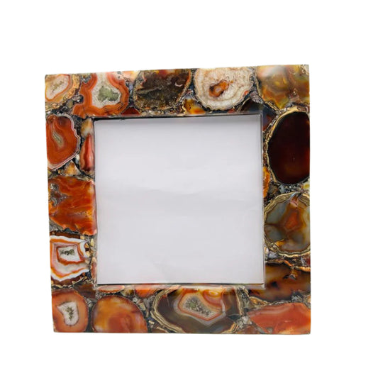 Red Agate Square Mirror