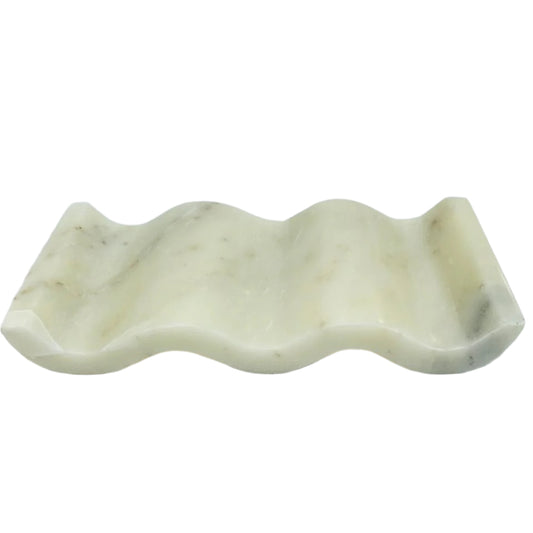 Zig Zag Marble Platter