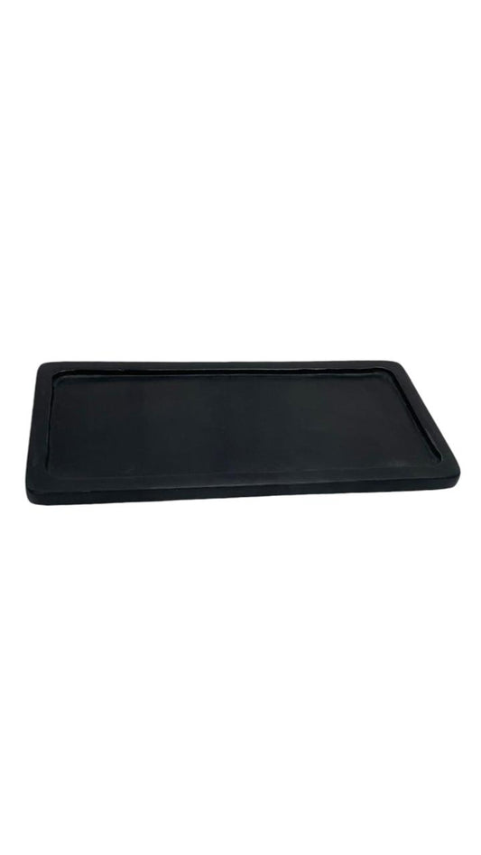 Black Marble Rectangle Shape Platter