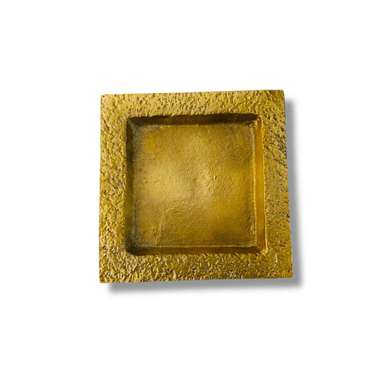 Square Shape Designed Metal Platter