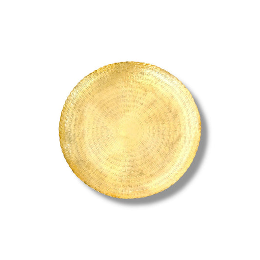 Round Shape Designed Metal Platter