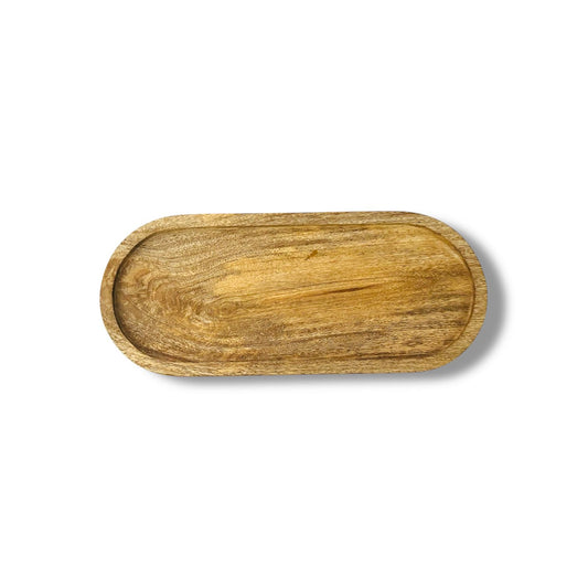 Oval Shape Wooden Platter