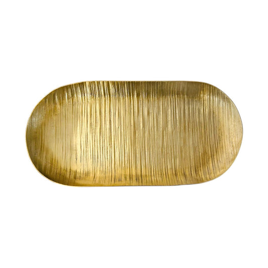 Oval shape Metal Platter - 2