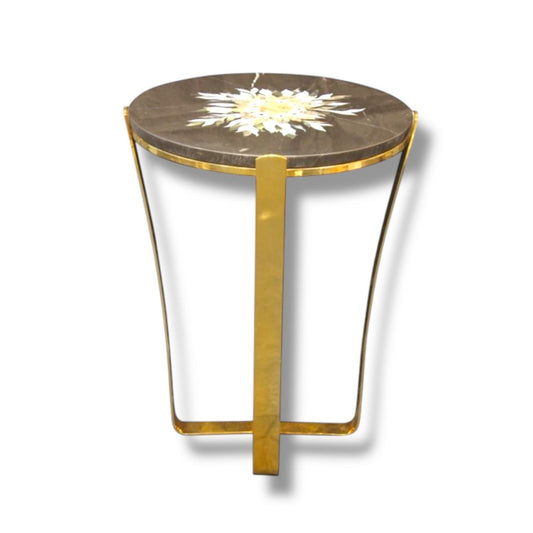 MOP Inlay Black Botochino Table