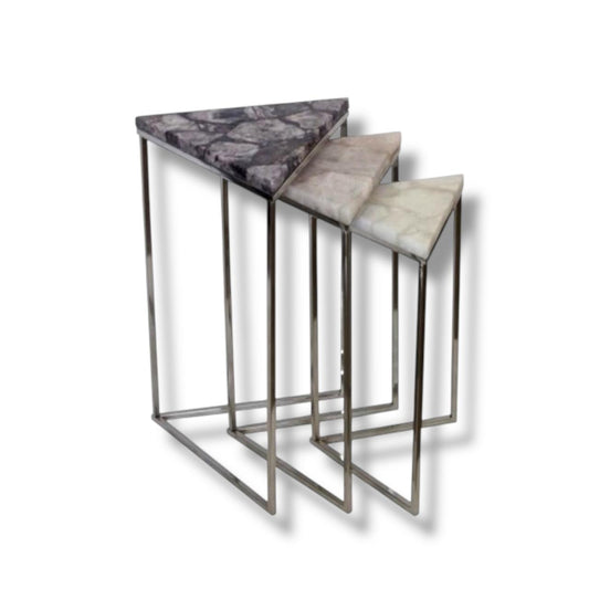 Semi Precious Nesting Table