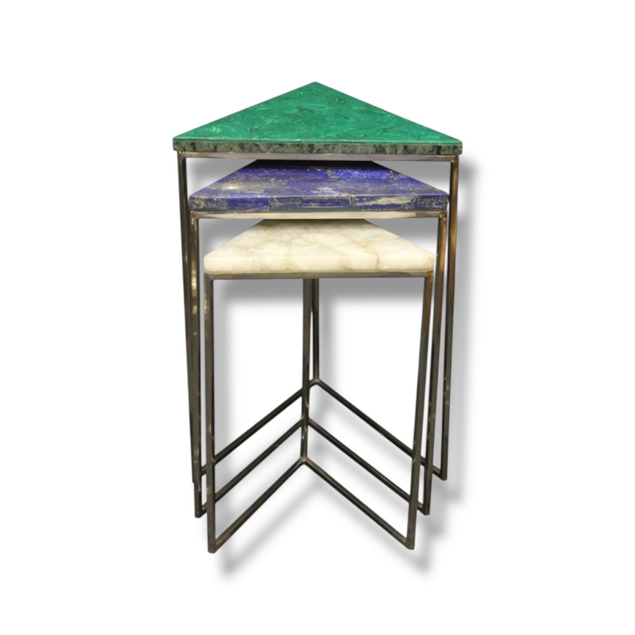 Semi Precious Nesting Table