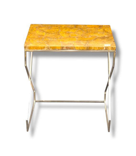 Petrified Wood Nesting Table