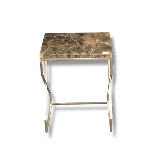 Petrified Wood Nesting Table