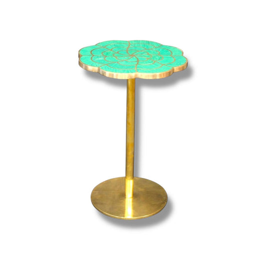 Malachite Flower Inlay Table