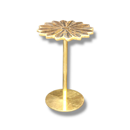 16 Flower Tiger Eye Inlay Table