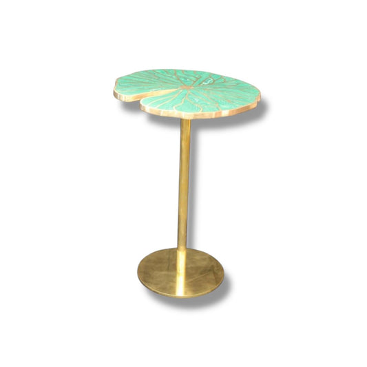Lotus Malachite Inlay Table