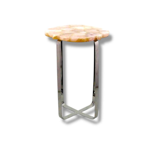 Rose Quartz Stone Table