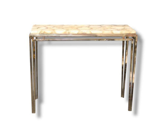White Agate Console