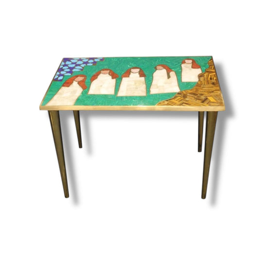 Semi Precious Inlay Table
