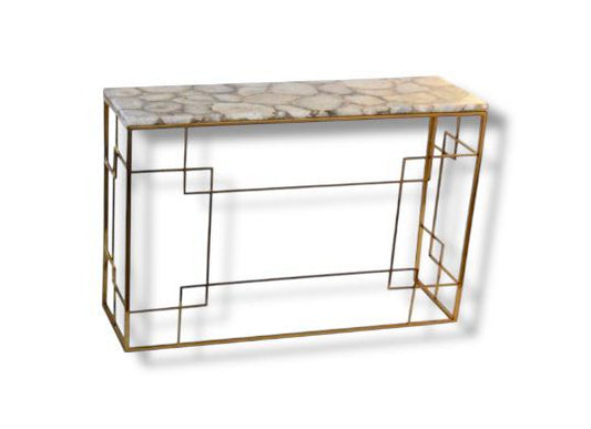 White Agate Console