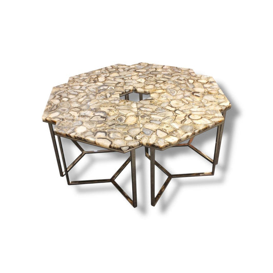 Natural Agate Central Table