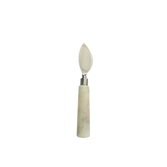 Round White Marble Spike