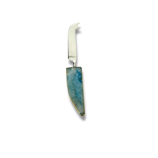 Blue Agate Pronged knife
