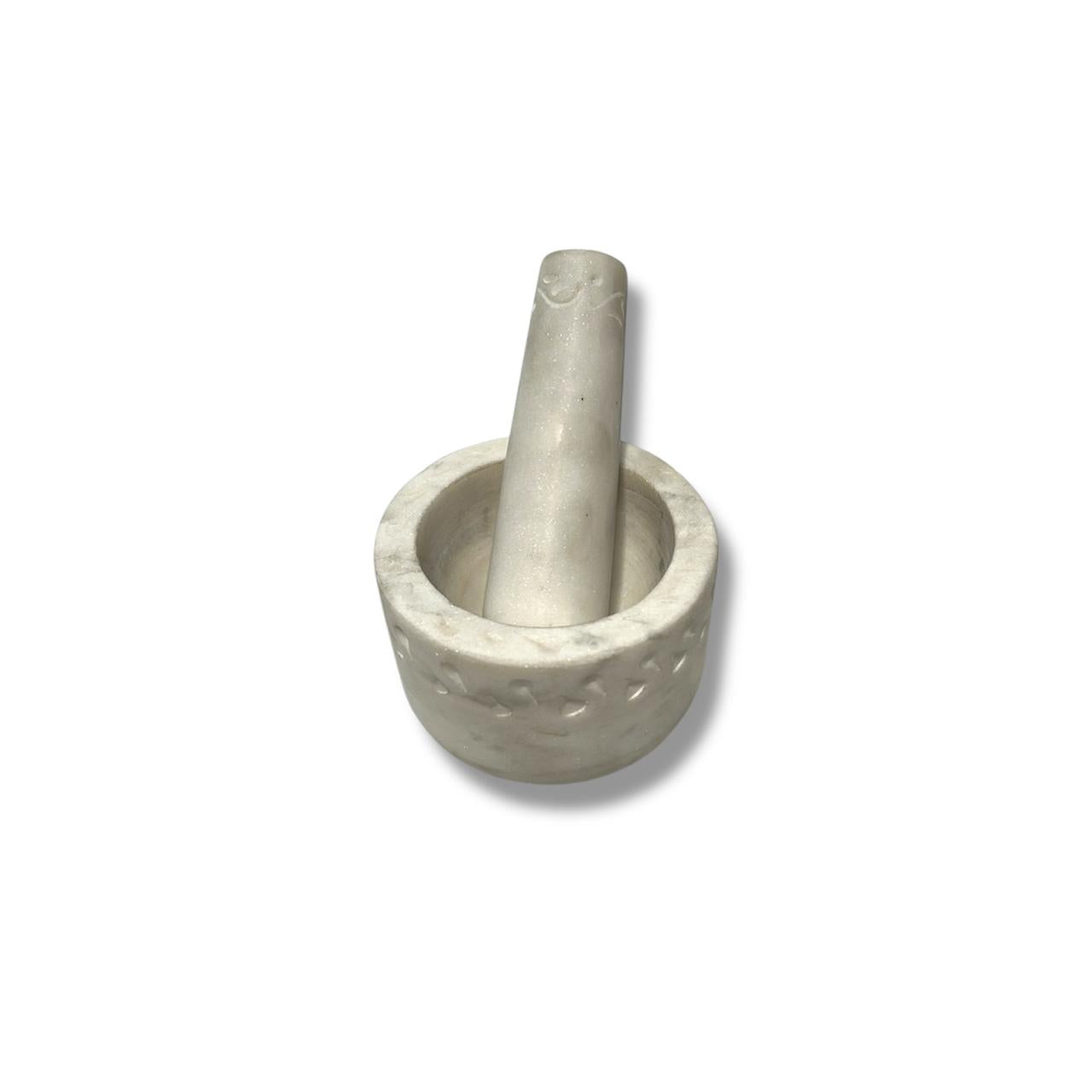 Wonder White Marble Motar Pestel