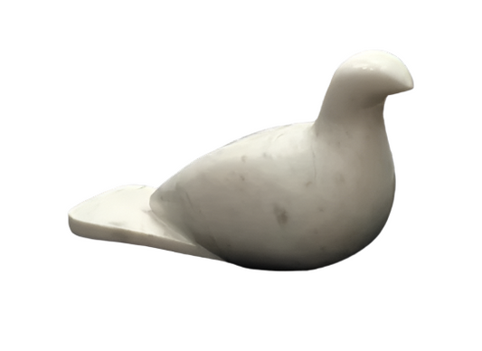 Banswara White Marble Bird Decor